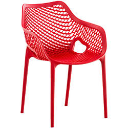 Lot de 2 chaises de jardin Air XL - Rouge
