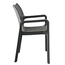 Avis Chaise de jardin Diva - Gris foncé