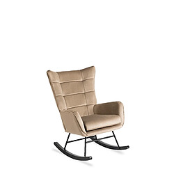 VIVALDI Fauteuil à Bascule JACKSON - Beige