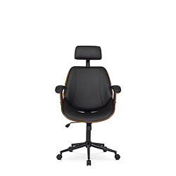 Vivaldi Fauteuil FABIAN - Noyer/Noir