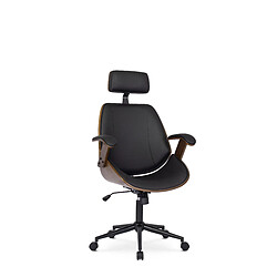 Vivaldi Fauteuil FABIAN - Noyer/Noir