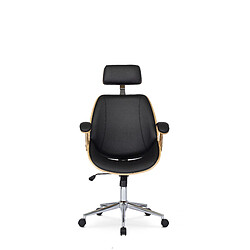 VIVALDI Fauteuil FABIAN - Chene Doré/Noir