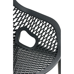 Chaise de jardin Air XL - Anthracite pas cher