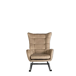 VIVALDI Fauteuil à Bascule JACKSON - Beige