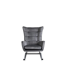 VIVALDI Fauteuil Bascule JACKSON Gris
