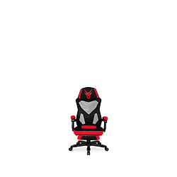 Vivaldi Fauteuil Pivotant BING - Noir/Rouge