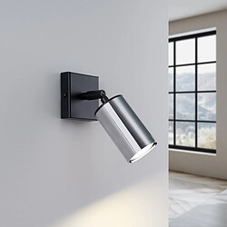 SOLLUX Spot Simple Noir Chrome