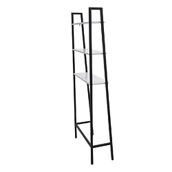 Decoshop26 Étagère colonne salle de bain - Blanc