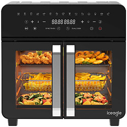 iceagle Friteuse Sans Huile 23L Dual Zone - 2200W XXL