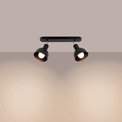 Sollux Plafonnier Dome - Noir