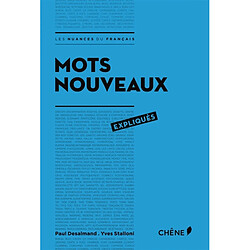 Mots nouveaux expliqués - Occasion