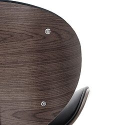 Decoshop26 Tabouret de bar rétro - Marron pas cher