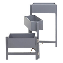 Decoshop26 Étagère à plantes sur pied - Bleu