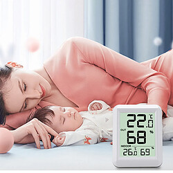 INF Thermomètre et hygromètre sans fil blanc