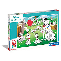 Clementoni puzzle enfant Disney 101 Dalmatiens - 24 pièces
