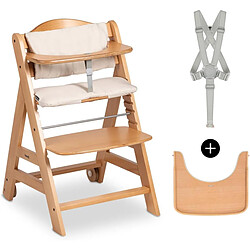 Hauck Chaise haute évolutive bébé - Bois naturel