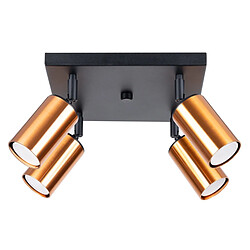 Sollux Ensemble Spots Noir/Cuivre 4