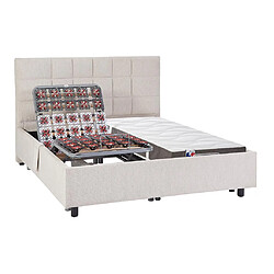 Vente-Unique Dreamea Jofar Electric Bed - Beige
