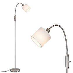 ZMH LED Floor Lights Living Room Vintage Black Floor Lights Fabric Arch 360°