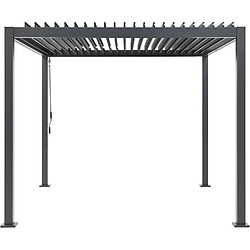 Pergola bioclimatique aluminium - Anthracite