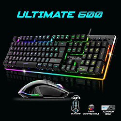 Pack GAMER - Spirit of Gamer - RGB PRO - Souris filaire - Clavier semi-mécanique - 6400 DPI