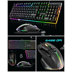 Pack GAMER - Spirit of Gamer - RGB PRO - Souris filaire - Clavier semi-mécanique - 6400 DPI