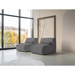 Bestmobilier Canapé modulable Felix - Gris foncé