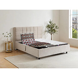 Vente-Unique Dreamea Jofar Electric Bed - Beige