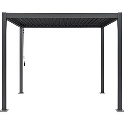 Avis Pergola bioclimatique Gaya 290x290 cm - Gris