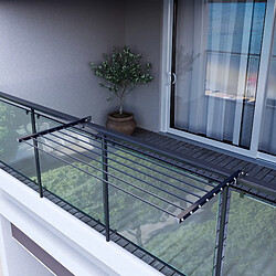 Foxydry Duo 202 - Etendoir à linge pliant Anthracite