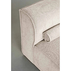 Bestmobilier Felix canapé 2 places - Beige pas cher