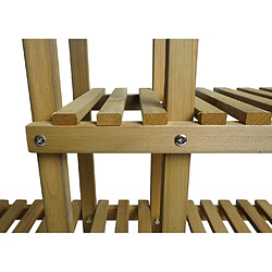 Decoshop26 Étagère à plantes escalier - Marron