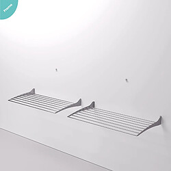 Eyeam Fold 116X2 - Séchoir mural pliable Gris