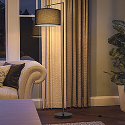 Avis Zmh Lampadaire design textile - Or et blanc