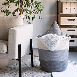 Set Blanchisserie EYEAM Ensemble buanderie - Panier à linge, porte-pinces, pinces à linge - Panier 35x45x40 cm