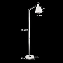 Zmh Lampadaire salon vintage - Blanc pas cher