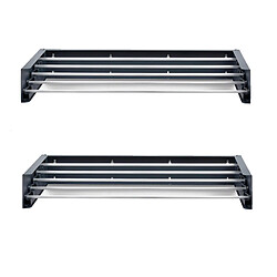 Foxydry Hide 70X2 Séchoir mural pliable - Anthracite