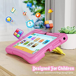 Yonis Tablette enfant Android 13 7" - Rose pas cher