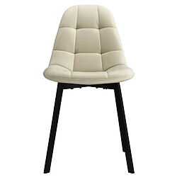 Moloo STELLIA-Chaise en velours beige (x4) pas cher