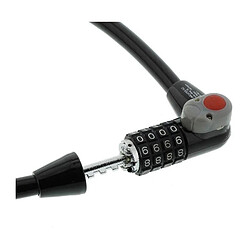 BURG-WÄCHTER Antivol vélo - BURG WACHTER - 230 180 L - Code, 180 cm, acier 12 mm, LED pas cher