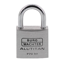 BURG-WÄCHTER Set de 2 cadenas - BURG WACHTER - DUO 770 30 SB - 30 mm Alutitan, double verrouillage, anti-crochetage