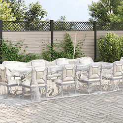 vidaXL Bâche transparente 3x6 m - Polyéthylène