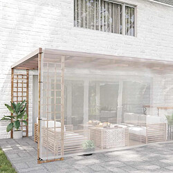 vidaXL Bâche transparente 6x10 m