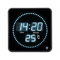Magneticland Horloge digitale radio-pilotée BLANCHE