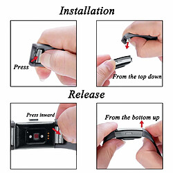 Avis INF Bracelet Fitbit Charge 2 Pack de 3 - Black/Blue/Purple