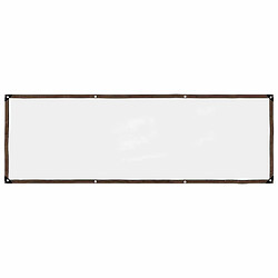 vidaXL Bâche Transparente avec Œillets - 1x3 m
