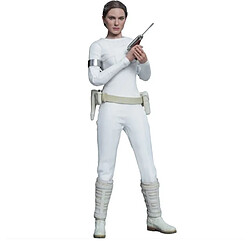 Hot toys figurine 1/6 Padmé Amidala Star Wars Figurine de collection 1/6 Star Wars - visage fidèle, yeux mobiles, 28 articulations - tenue Geonosis, blasters et accessoires - socle et plaque inclus