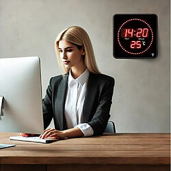 MAGNETICLAND Horloge Digitale LED Rouge