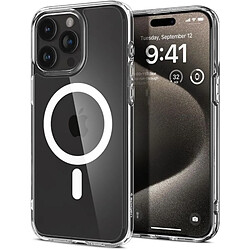 Spigen Coque iPhone 15 Pro Ultra Hybrid Blanc