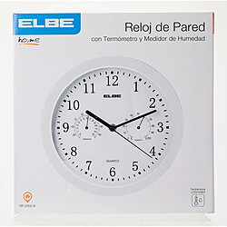 Pendule Réveil ELBE RP2005B Blanc